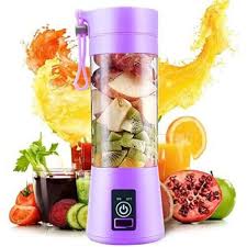 Six Blade Portable USB Rechargeable Electric Juicer Blender Bottle